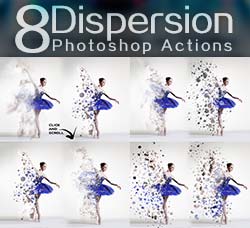 极品PS动作－8套抽离效果(含高清视频教程)：8 Dispersion Actions